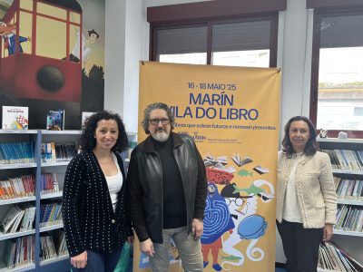 Manel Loureiro e Leilía participarán na primeira edición de ‘Marín Vila do Libro’
