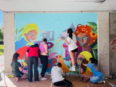 El arte de Mozambique da color al IES As Barxas