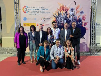 Sanluis defiende en el Encuentro Estatal de Gobiernos Locales la política de Moaña: «Las personas en el centro»