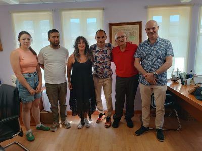 Bueu recibe avisita de Francisco José Nogueira, bisnieto dun alcalde de Bueu