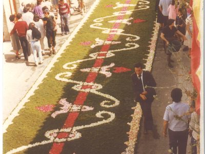 Bueu se prepara para su fin de semana de alfombras florales