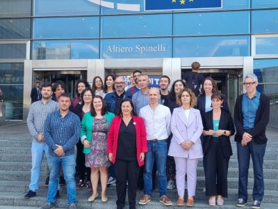 La alcaldesa cambia Cangas por Bruselas