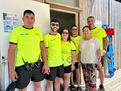 As praias de Marín xa teñen socorristas e o dobre de desfibriladores