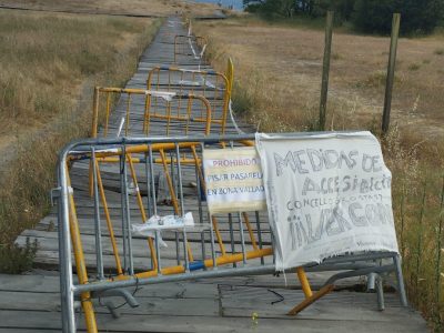 Cangas conservará la pasarela de Liméns una vez repuesta por Costas