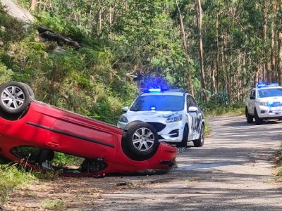Vuelcan en San Lourenzo, desaparecen dos y no saben quien conducía