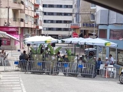 El informe no autoriza al hotel a cortar la calle para poner terraza