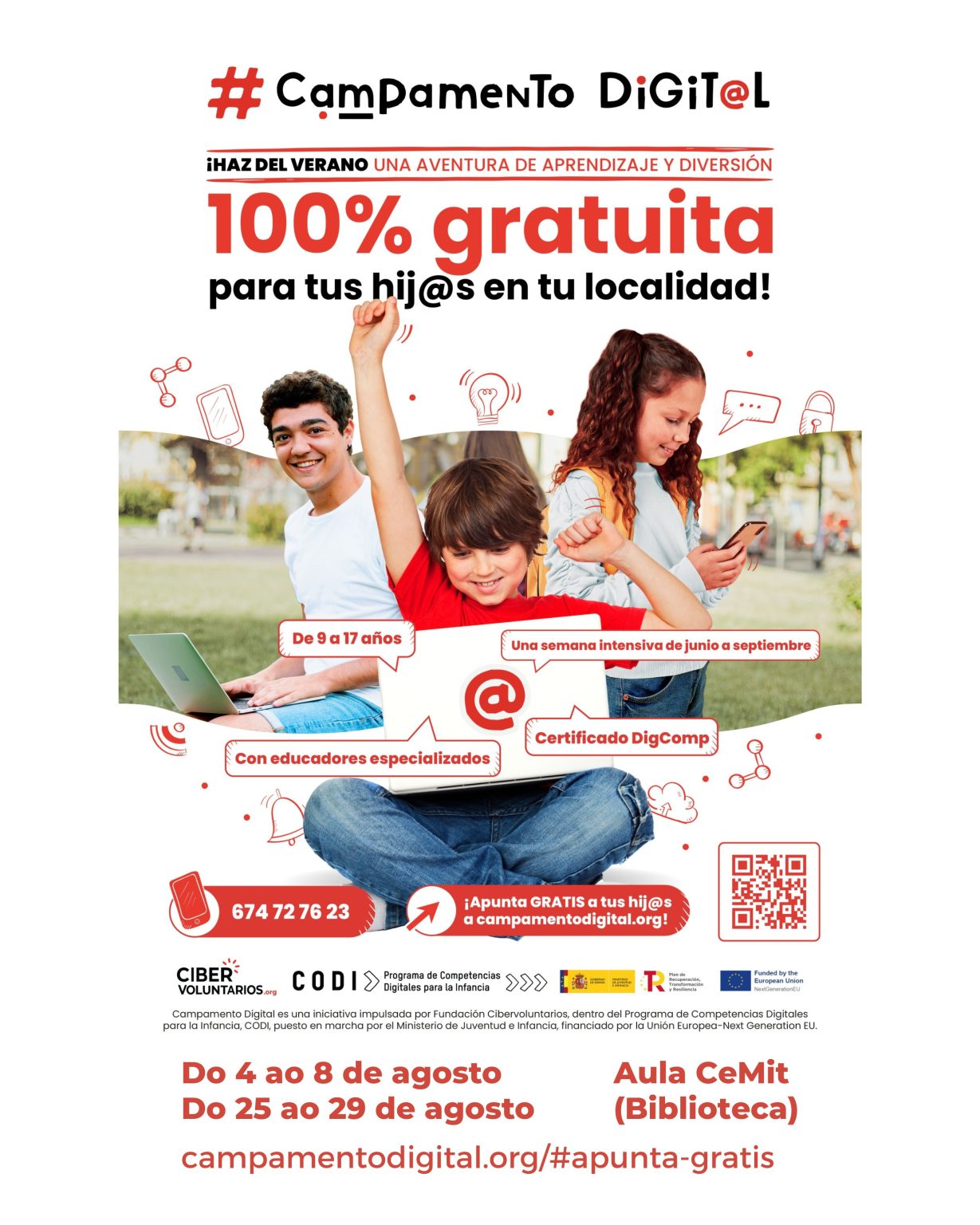 Chega a Marín o Campamento Dixital para nenos e nenas de entre 9 e 17 ...