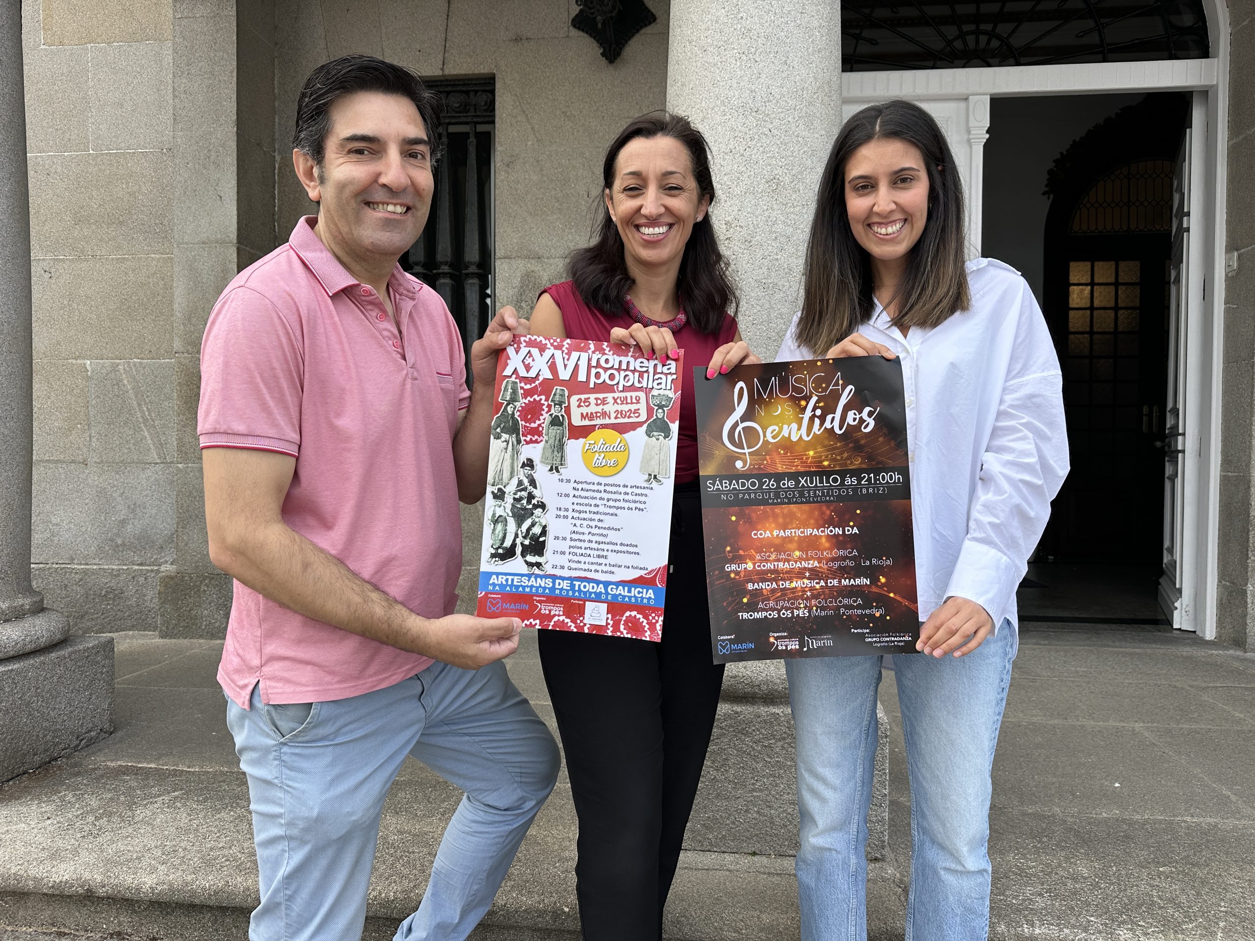 Marín celebra o Día de Galicia da man de Trompos Ós Pés e coa retranca de Leti da Taberna