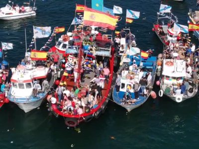 Un hombre salva la vida en Cangas gracias a la procesión del Carmen