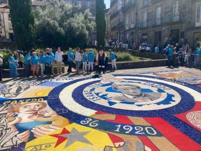 El arte floral brilla en el Día de Galicia