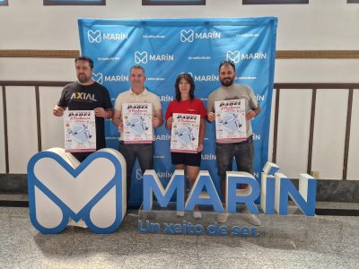 Marín volve volcarse coa Enfermidadede Duchenne a través do padel