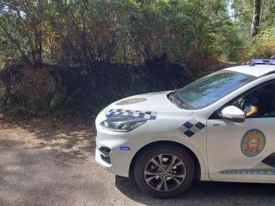 O Morrazo en alerta ante el fuego: tres focos intencionados en Moaña y Bueu
