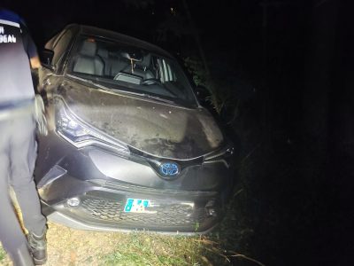 El GPS engaña a un conductor en Moaña y lo deja a punto de caer al precipicio