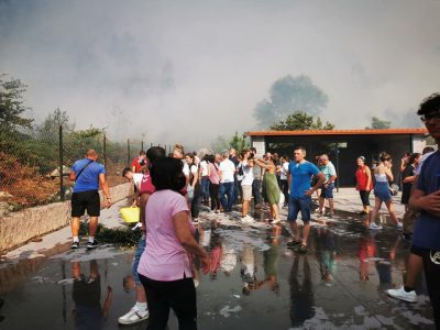 Tres años del temible incendio de la solidaridad en Meira 