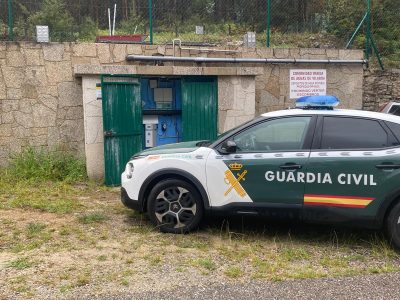 Un robo en la traída deja sin agua a  300 personas en Vilaboa 
