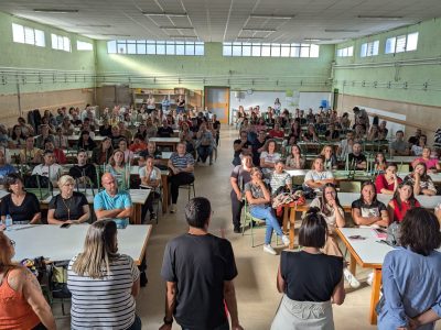 Los comunidad escolar del Ceip Reibón se movilizará el primer día de colegio