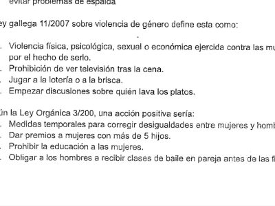 El ‘bochornoso’ examen para opositar a conserje en Cangas