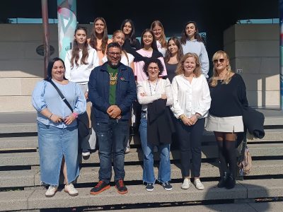 Alumnas francesas de intercambio en Moaña