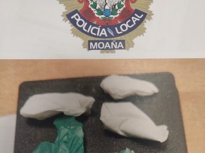 En bicicleta cargado de ‘piedras blancas’