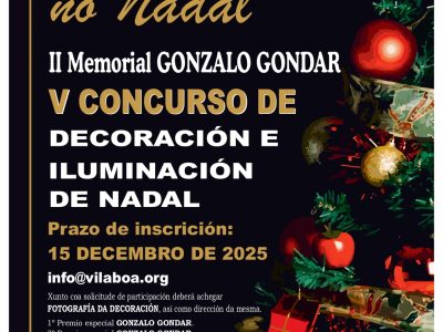 Aberto o prazo para participar no Concurso de Decoración de Nadal en prazas e rúas