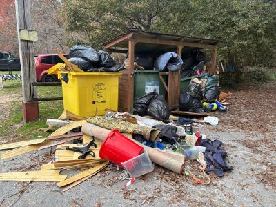 El área de Chans, lodazal y también basurero