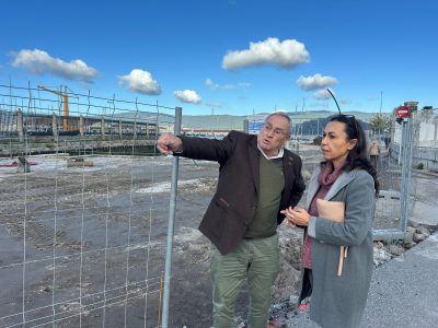 O entorno da dársena portuaria de Marín avanza na súa mellora