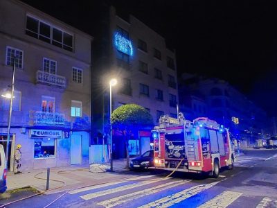 Desalojadas dos viviendas en Concepción Arenal por el incendio en un cuadro eléctrico