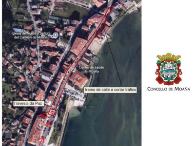 Moaña cortará el tráfico este lunes en Concepción Arenal