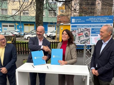 La Xunta construirá 21 viviendas públicas en el centro de Bueu