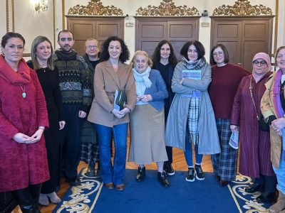 As traballadoras do Servizo de Axuda no Fogar, o colectivo de mulleres aos que se lle adicará a programación deste 8 de Marzo