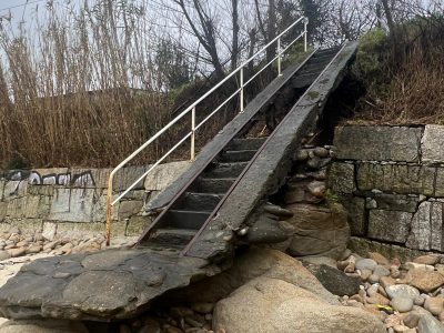 O Concello traballa no arranxo dos elementos afectados nas praias polo paso dos temporais