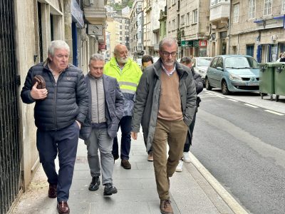 O Concello insta á empresa a resolver todas as deficiencias detectadas na Rúa da Ponte