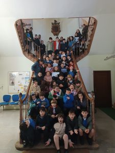 Bueu recibe a visita de 60 alumnos do CPR Virxe Milagrosa