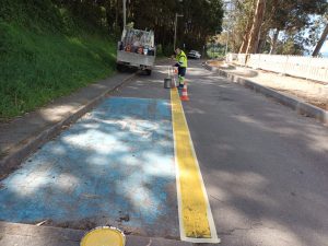 O Concello mostra a súa preocupación polos problemas de execución nas obras da Rúa do Forte e o Vial de Praias