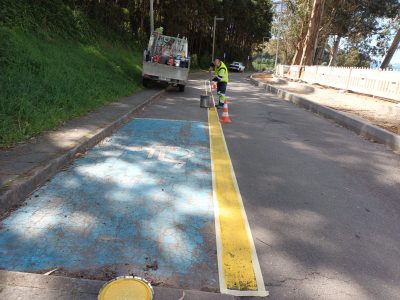 O Concello mostra a súa preocupación polos problemas de execución nas obras da Rúa do Forte e o Vial de Praias