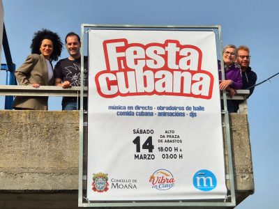 Fiesta Cubana en Moaña el 14 de marzo con música, baile y gastronomía caribeña