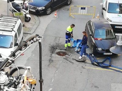 La UTE sellará fisuras en la red pero no asume la inundación de Noria