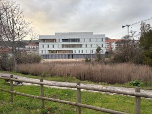 El edificio de Sisalde, la mayor obra en madera de Galicia