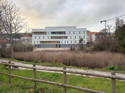 El edificio de Sisalde, la mayor obra en madera de Galicia