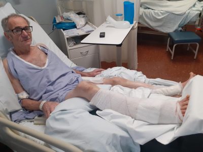 Feliciano Rodríguez, el moañés sepultado por el terraplén en Xalde: «Podía estar muerto»