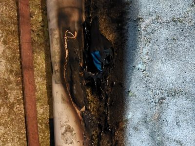 El okupa de Moaña, implicado en un conato de incendio junto a la gasolinera de Concepción Arenal