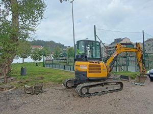 Bueu comienza las obras del nuevo Parque Urbano Lugrís