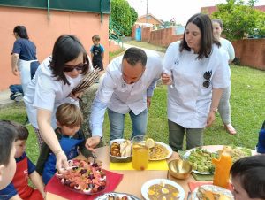 A aula de Pousada, epicentro do PousaChef cunha competición de alto nivel culinario