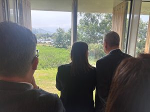 Concentración silenciosa el día de la inauguración del centro de salud de Sisalde para reclamar el PAC de Moaña