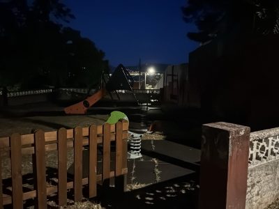 La falta de luz en el parque de San Pedro invita al trapicheo