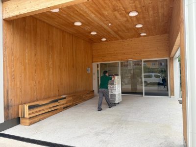Primer día de Moaña con su nuevo centro de salud abierto