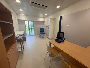 430 pacientes el primer día de consultas en el centro de salud de Moaña