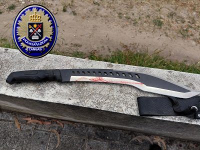 Un detenido por agredir a machetazos a su tío en Cangas