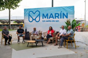 Xuntanza de estrelas do atletismo para facer a previa da Manuel Rosales 10K, que enchéra de running mañá a Avenida de Ourense