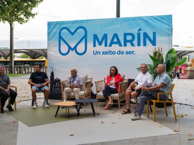 Xuntanza de estrelas do atletismo para facer a previa da Manuel Rosales 10K, que enchéra de running mañá a Avenida de Ourense